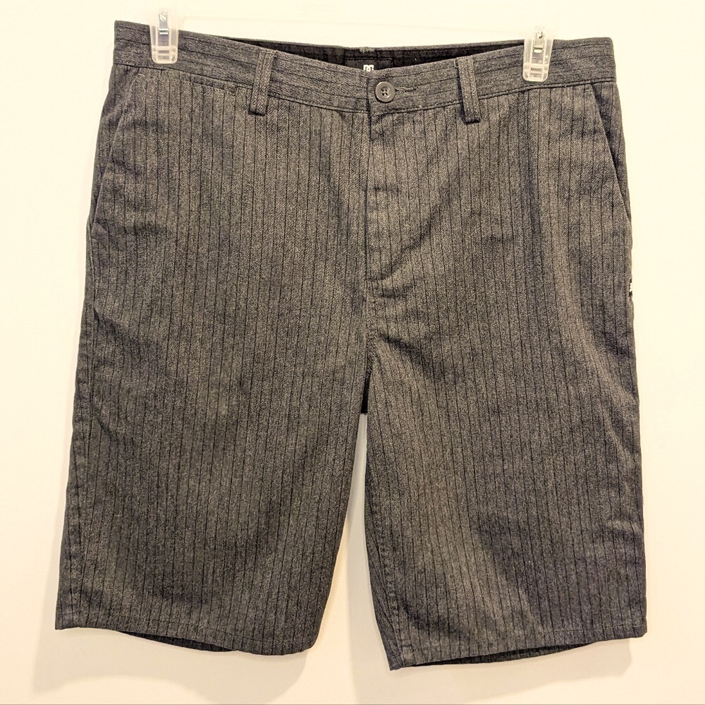 2/$20 DC Grey Pinstripe Bermada Shorts Size 32